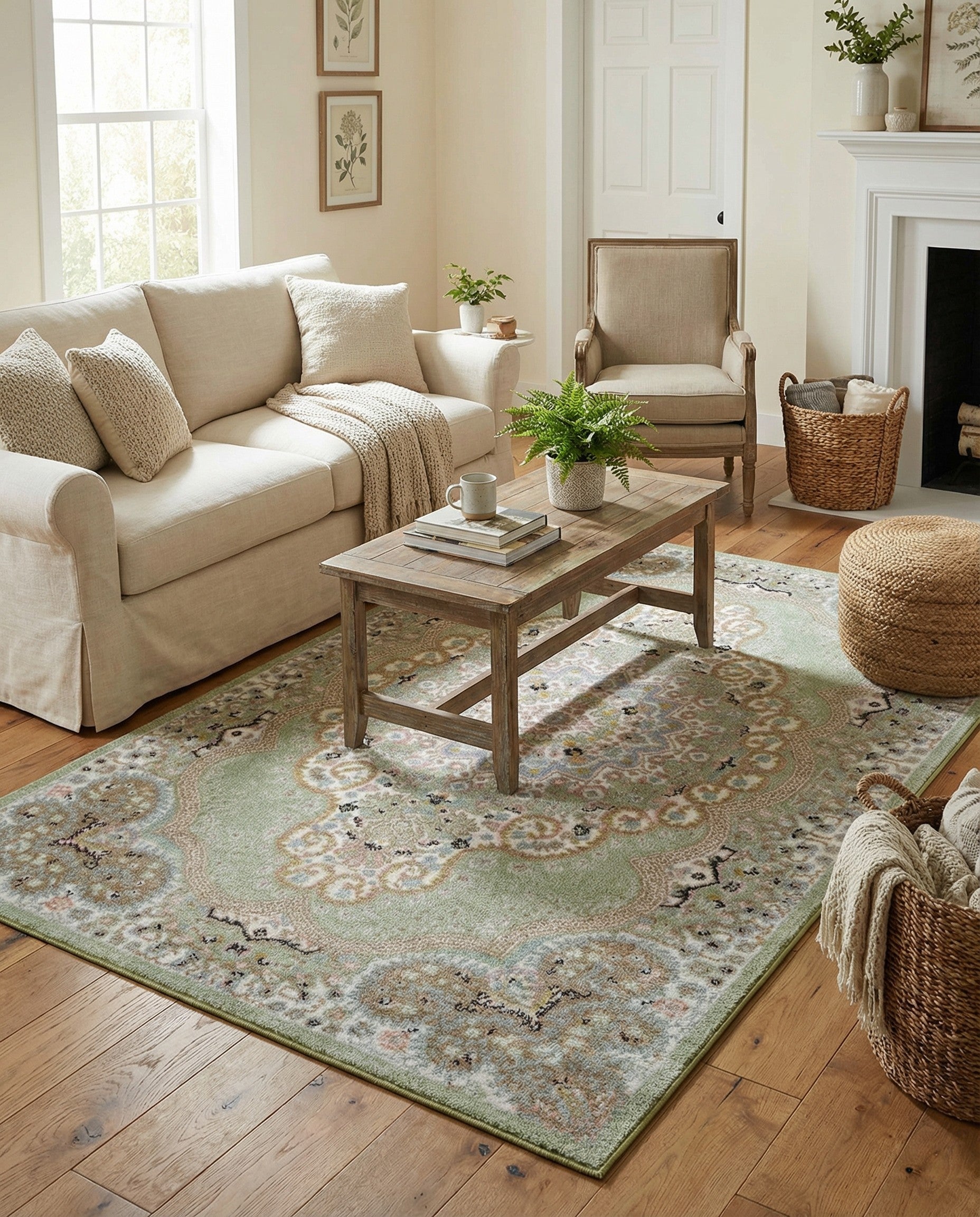 Primary image  4' x 6' Kamala Washable Rug