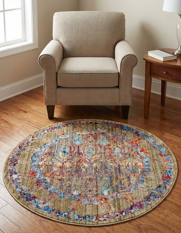 3' 3 x 3' 3 Williamsburg Round Rug