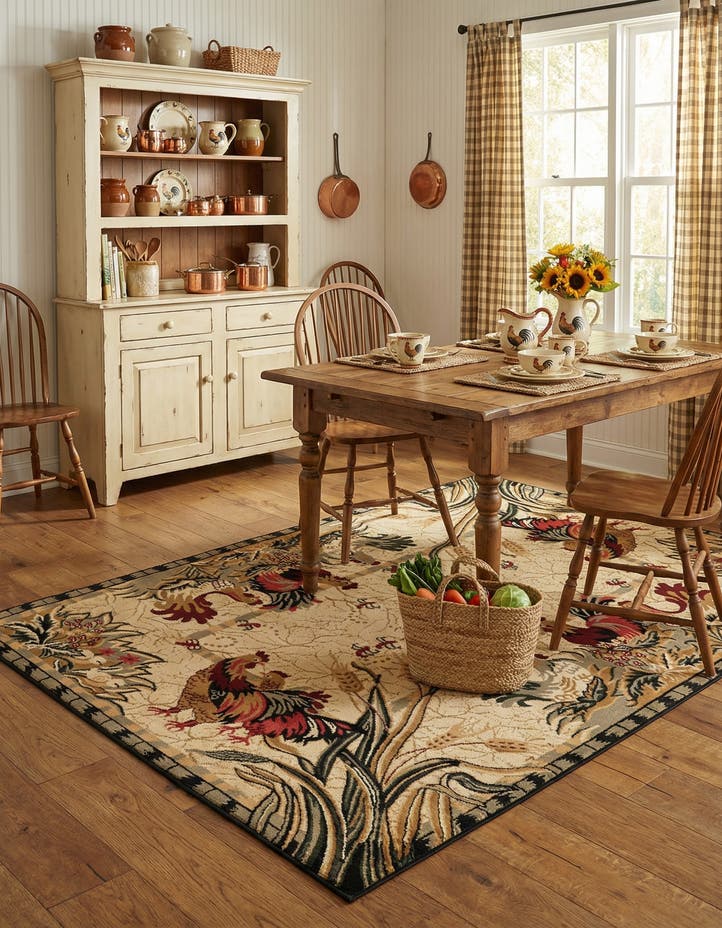 5' 3 x 8' Pastoral Rug