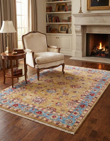 4' 2 x 6' Hand Knotted Ariana Ziegler Rug
