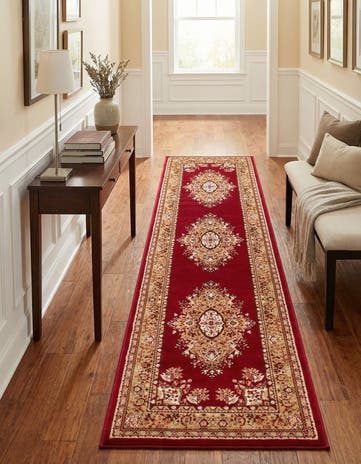 Burgundy Amaya Runner Rug