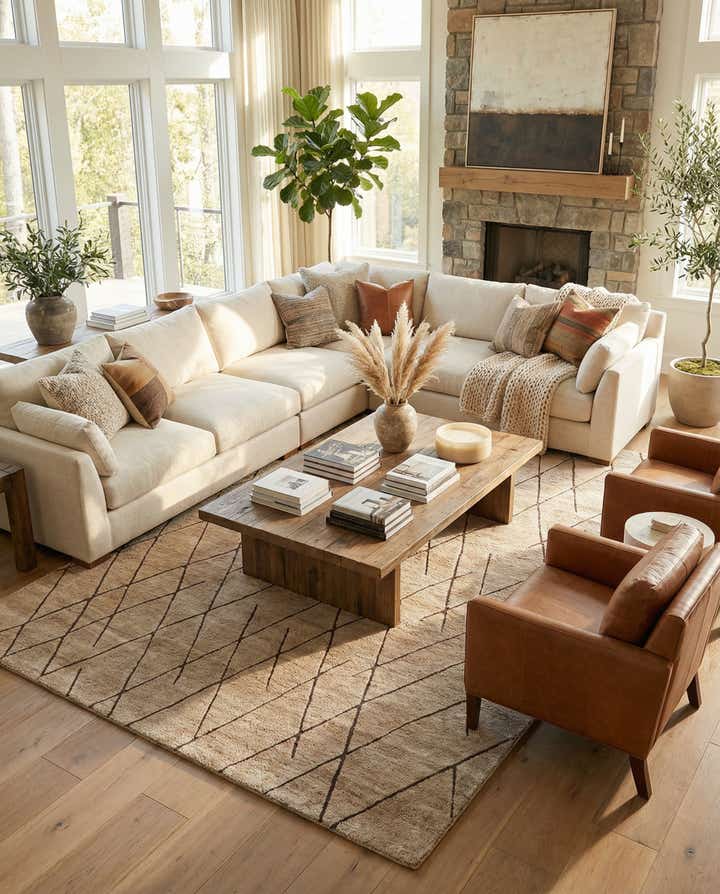 10' x 14' 1 Atlas Moroccan Wool Rug