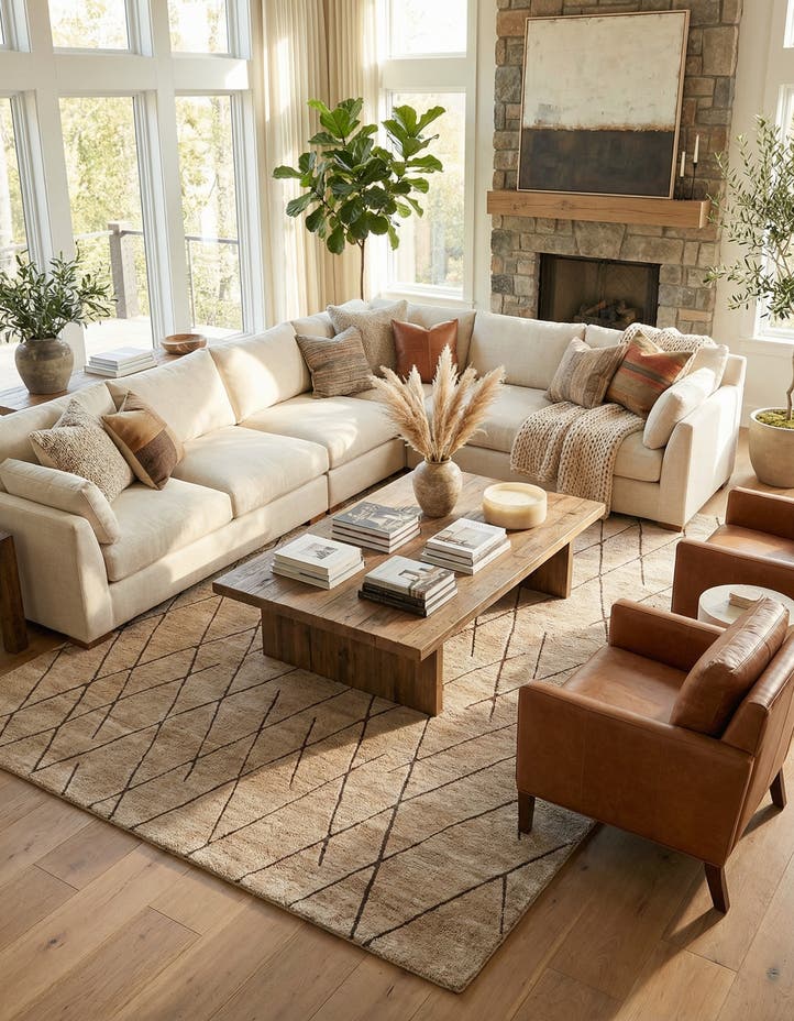 10' x 14' 1 Atlas Moroccan Wool Rug