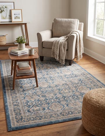 Light Blue Viola Rug
