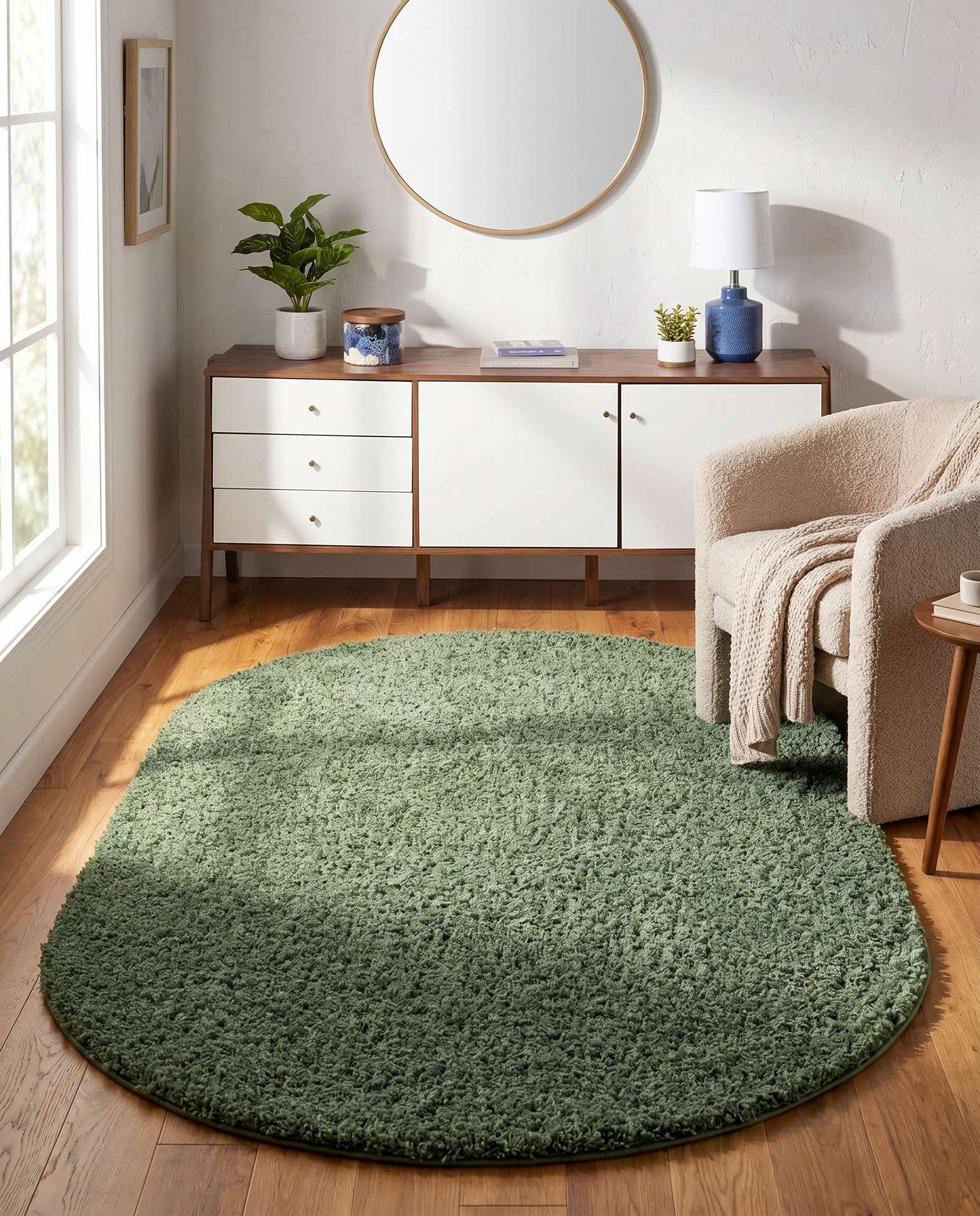 5' x 8' Everyday Shag Oval Rug