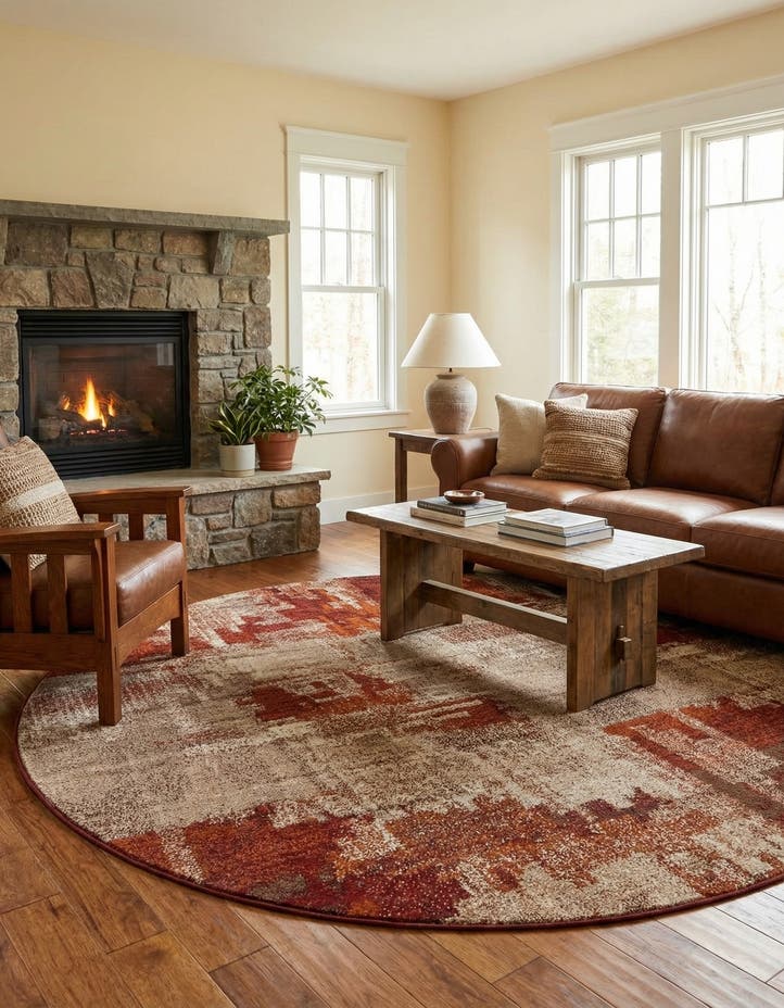 7' 10 x 7' 10 Equinox Round Rug