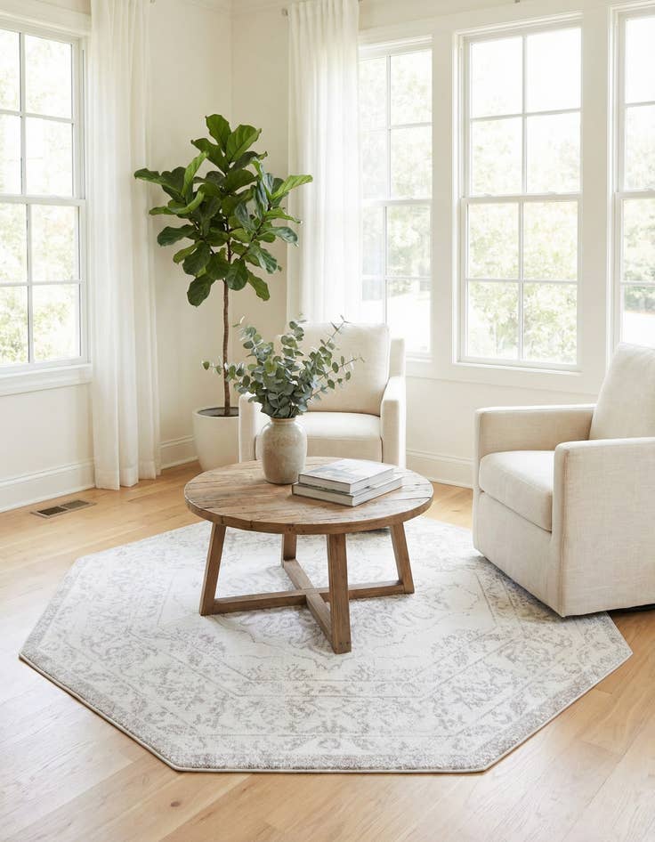 Detail image of 7' x 7' Oxford Octagon Rug