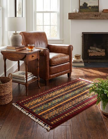 1' 8 x 3' 2 Hand Knotted Ariana Ziegler Rug