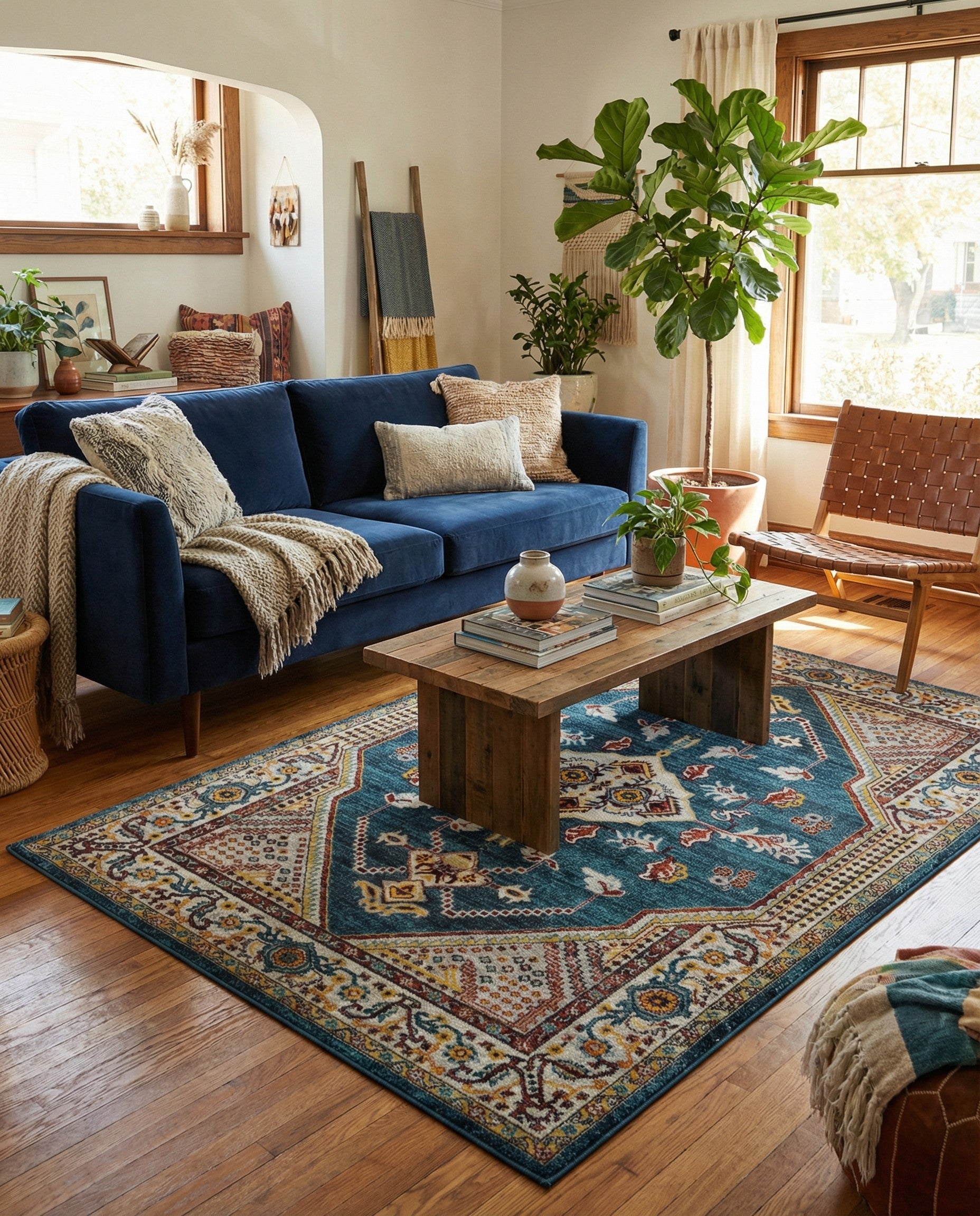 5' 3 x 8' Kamala Washable Rug