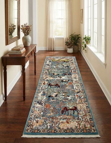 2' 7 x 7' Nain Design Runner Rug