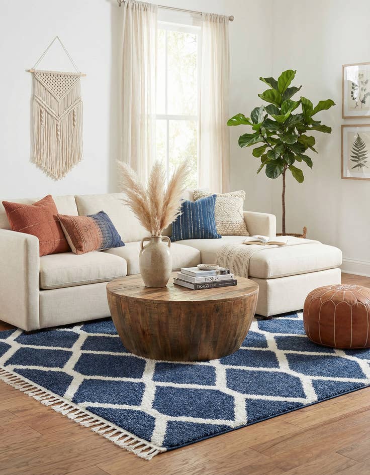 Detail image of 7' 10 x 7' 10 Boho Square Rug