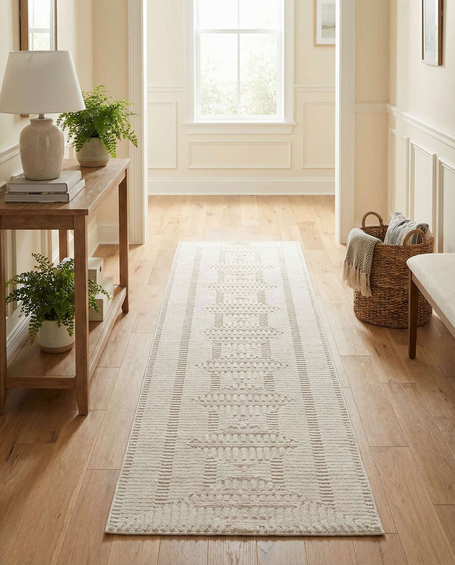 2' 7 x 12' Textura Designer Runner Rug