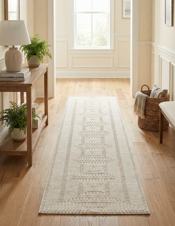 2' 7 x 12' Textura Designer Runner Rug