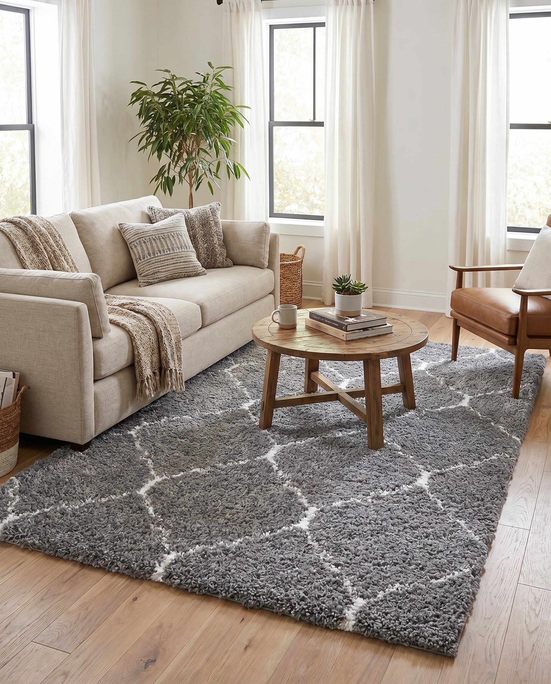 5' 3 x 7' Marrakesh Shag Rug