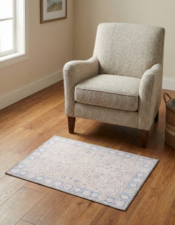Beige Washable Timeless Rug