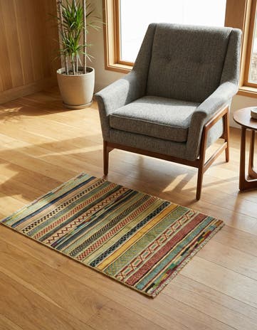 2' 7 x 3' 11 Hand Knotted Modern Ziegler Rug
