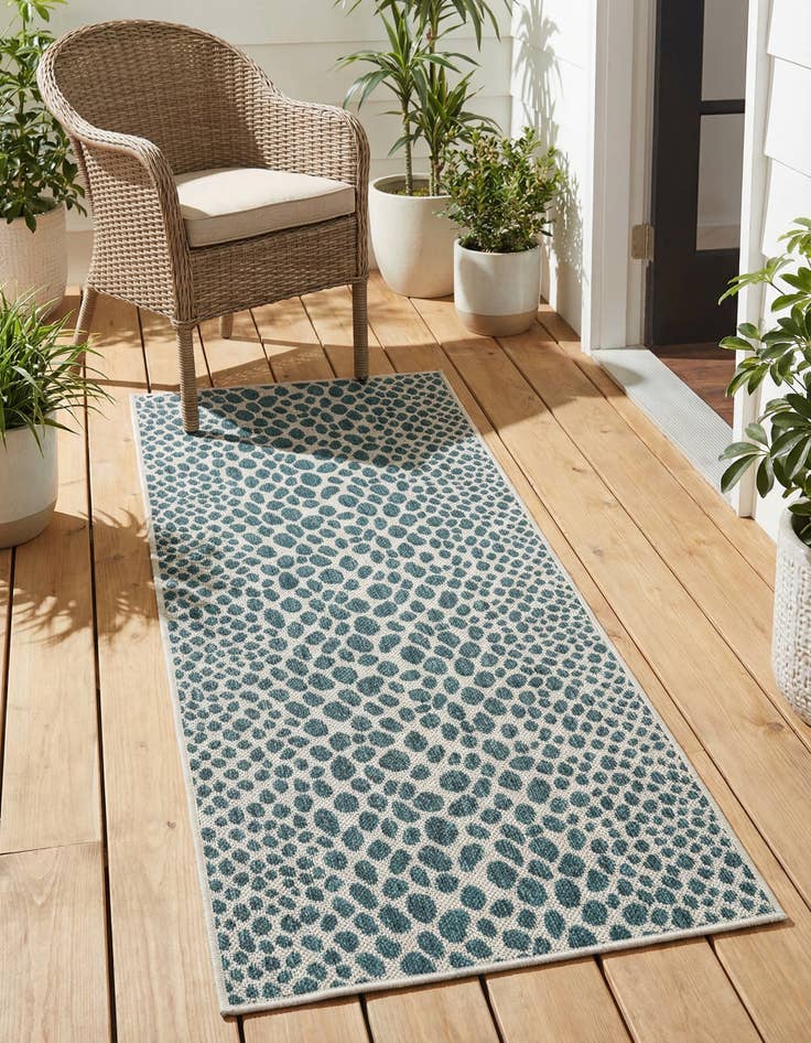 Detail image of  2' x 5'  Washable Jill Zarin Indoor / Outdoor Runner Rug