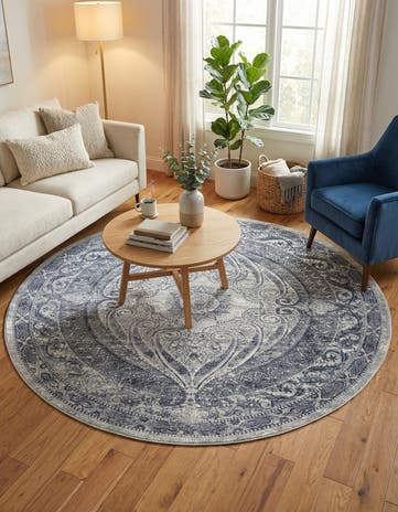 7' 10 x 7' 10 Eliza Round Rug