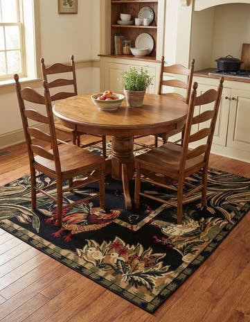 5' 3 x 5' 3 Pastoral Square Rug