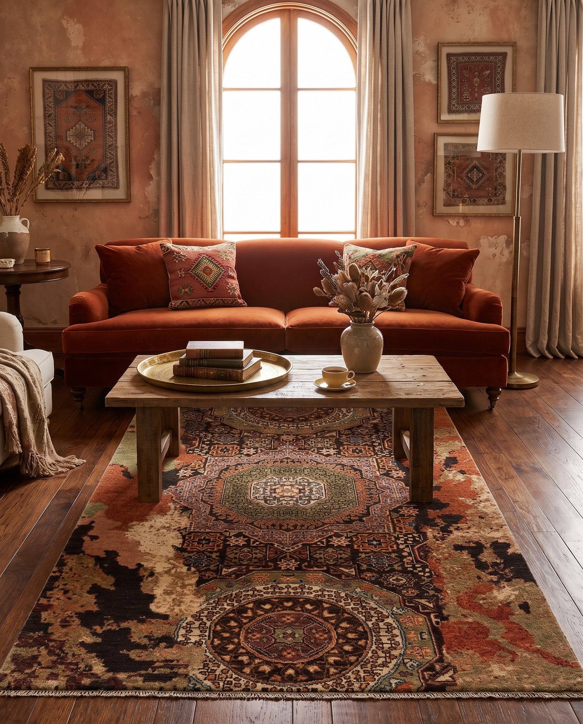 4' x 6' Hand Knotted Mamluk Ziegler Rug