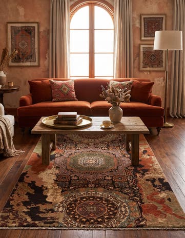 4' x 6' Hand Knotted Mamluk Ziegler Rug
