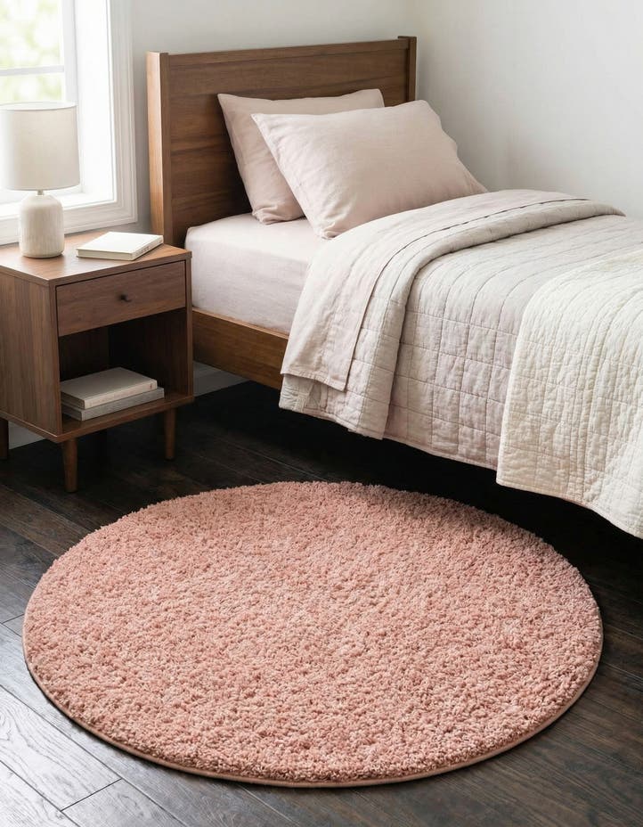3' 3 x 3' 3 Everyday Shag Round Rug