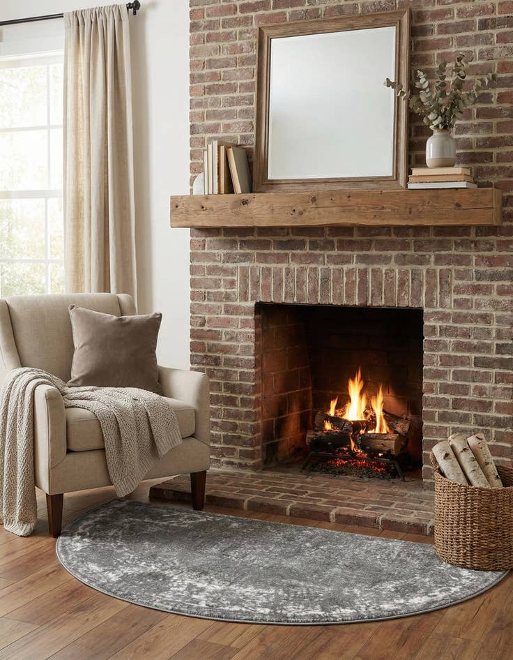 Detail image of 3' x 6' Monaco Hearth Rug