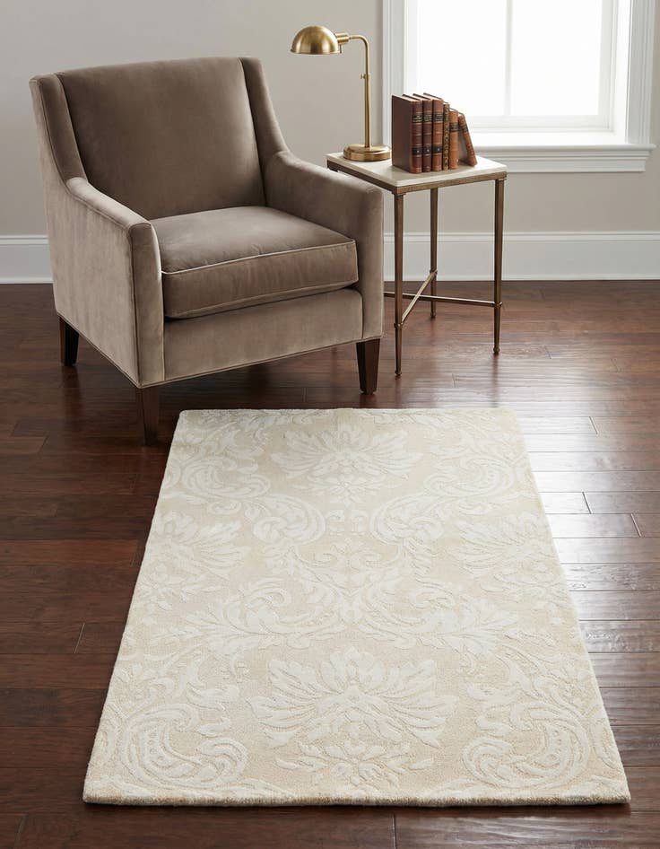 Detail image of 3' 1 x 5' Hand Knotted Darya Wool Rug