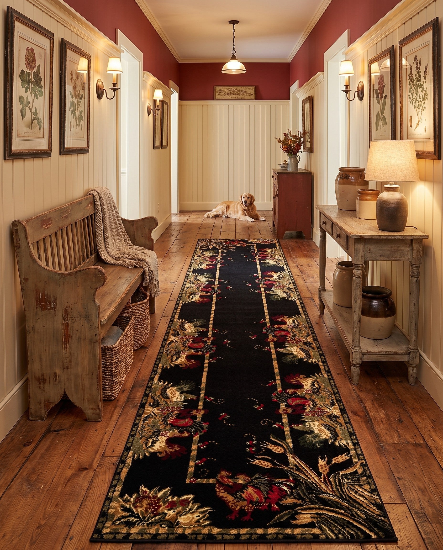 2' 7 x 12' Pastoral Runner Rug