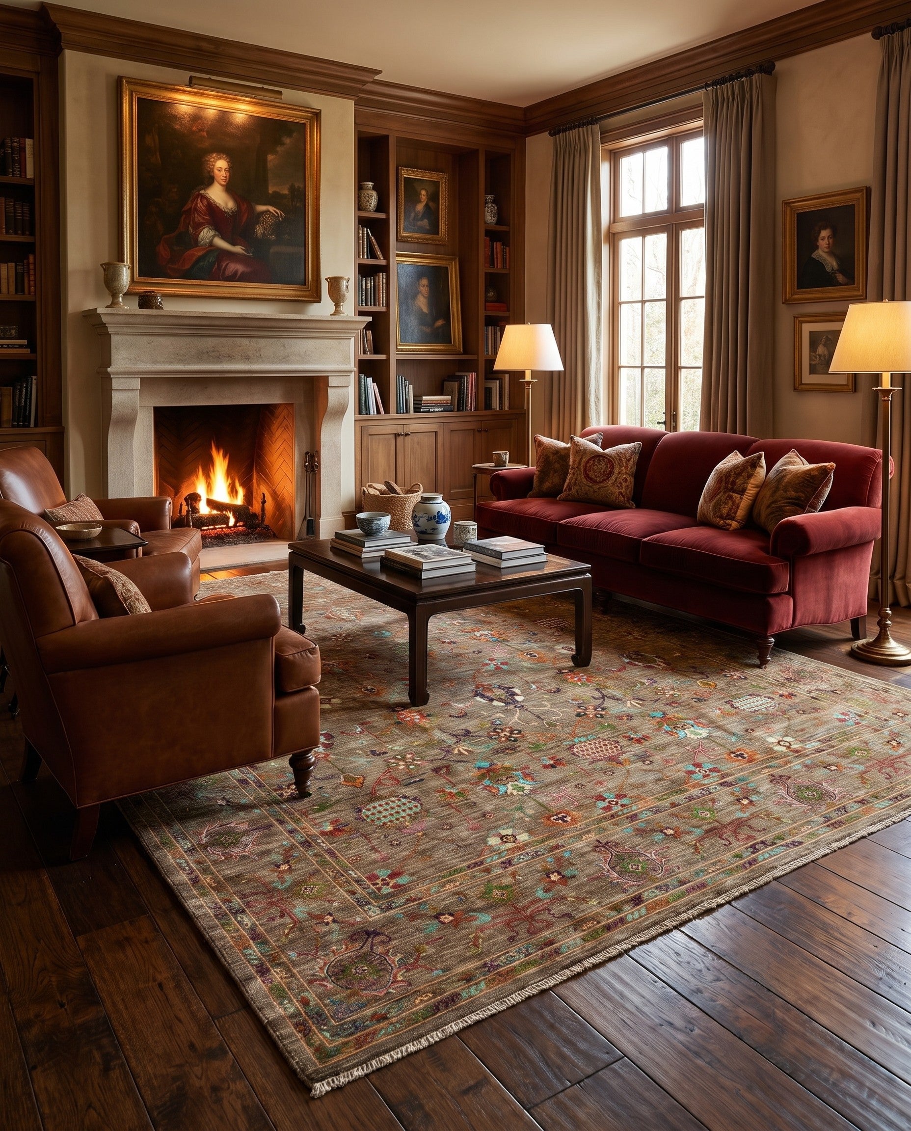 8' 3 x 9' 5 Hand Knotted Ariana Rug
