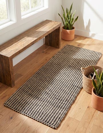 2' x 4' 1 Hand Woven Laurel Handwoven Jute Runner Rug
