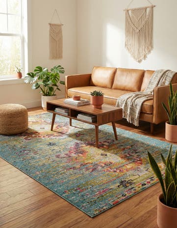 5' x 8' Washable Carnevale Rug