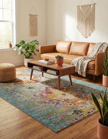 5' x 8' Washable Carnevale Rug