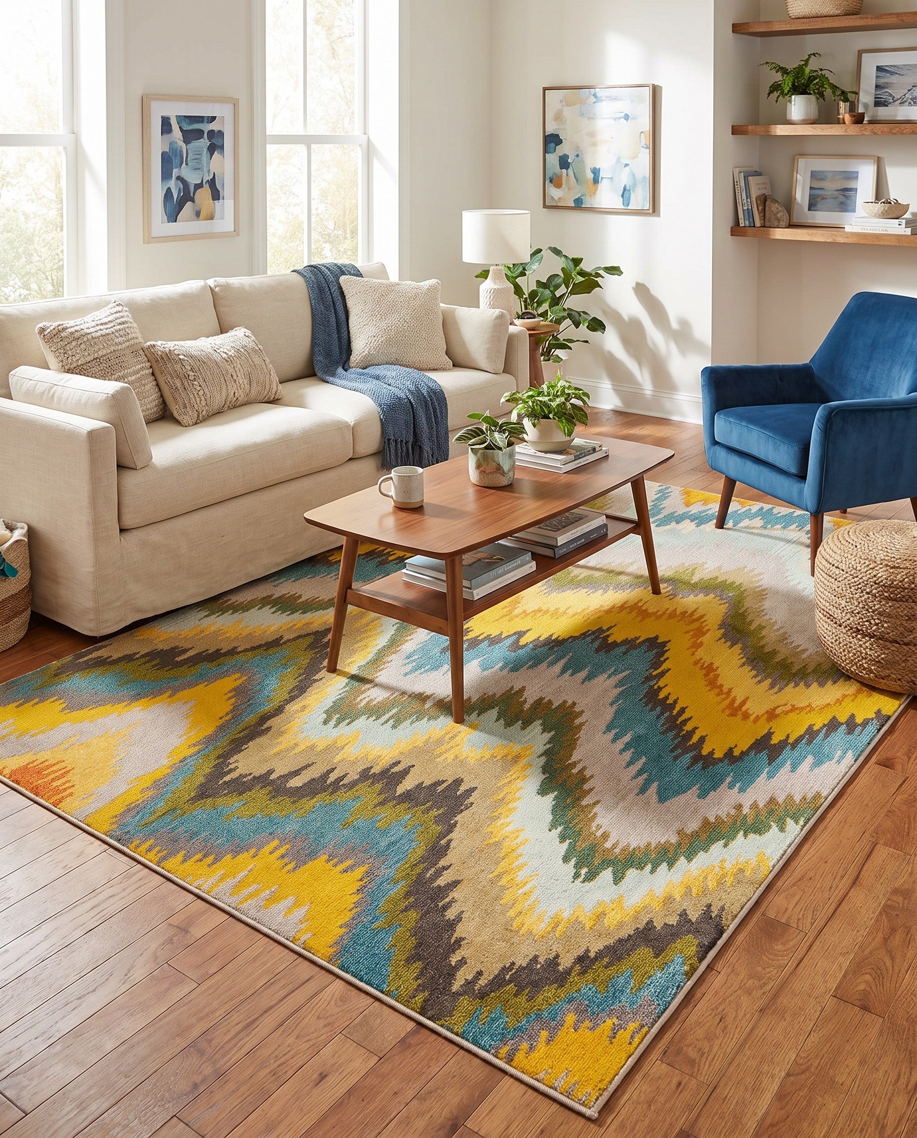 Washable Hyacinth Rug