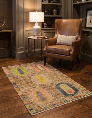 3' 3 x 5' 6 Hand Knotted Balouch Wool Rug
