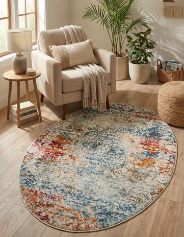 4' 3 x 6' Santiago Oval Rug