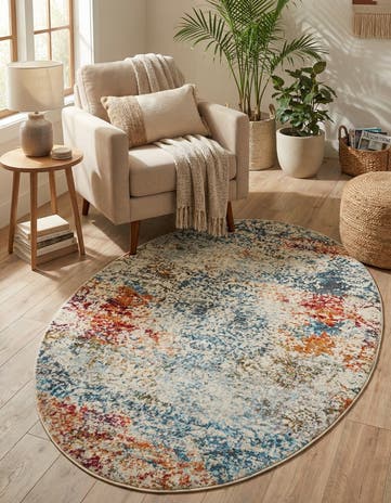 4' 3 x 6' Santiago Oval Rug