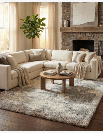7' 10 x 11' Soft Touch Shag Rug
