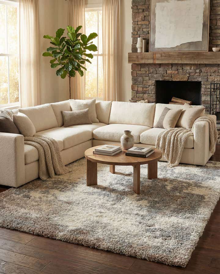 7' 10 x 11' Soft Touch Shag Rug