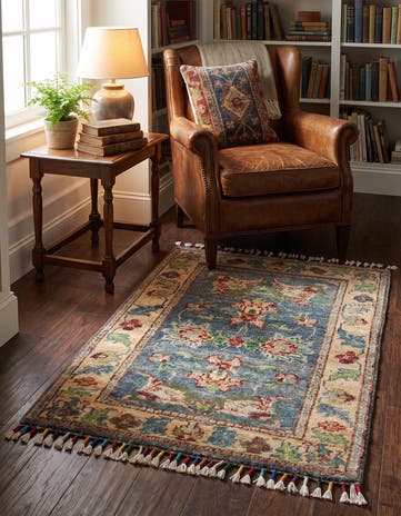 2' x 2' 9 Hand Knotted Ariana Ziegler Rug