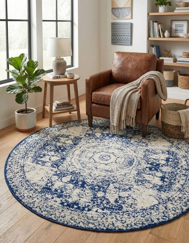 Detail image of 5' 3 x 5' 3 Dover Round Rug