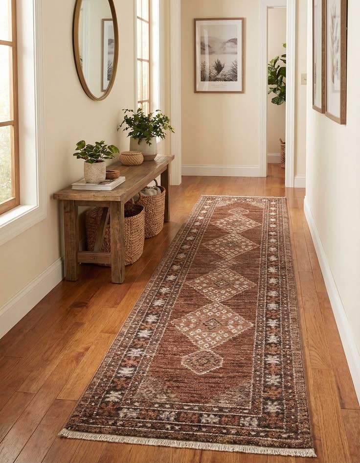 Detail image of 2' 7 x 12' 6 Grand Tradition Rug