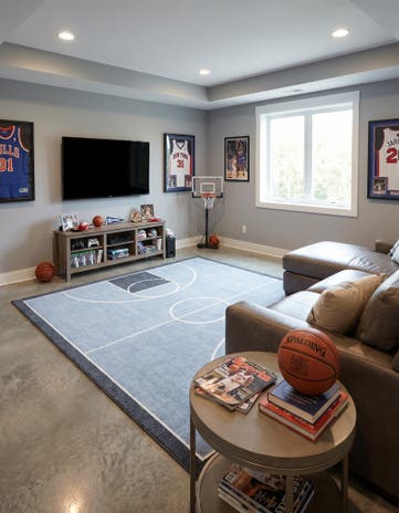 7' 10 x 10' Sports Washable Rug