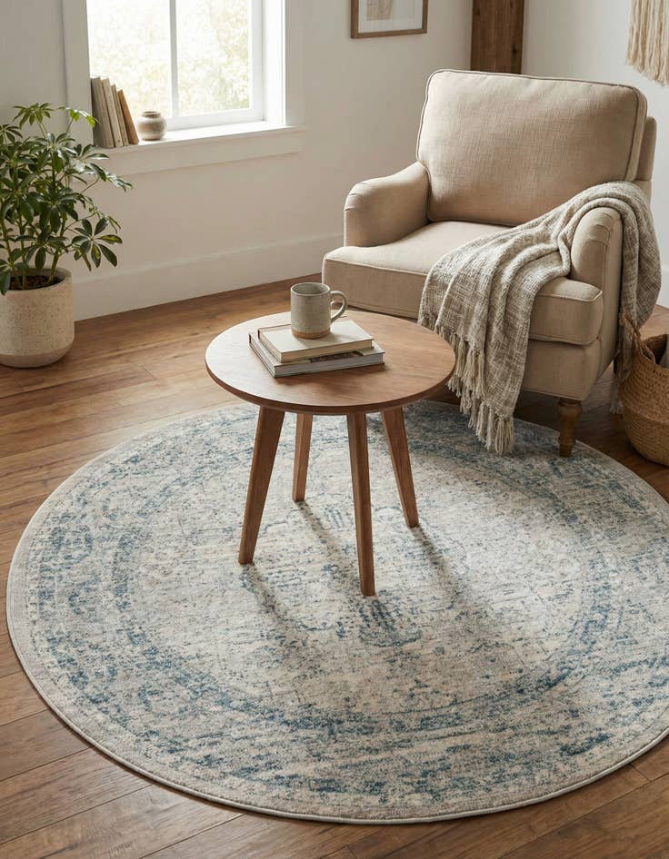 Detail image of 3' 10 x 3' 10 Noble Round Rug