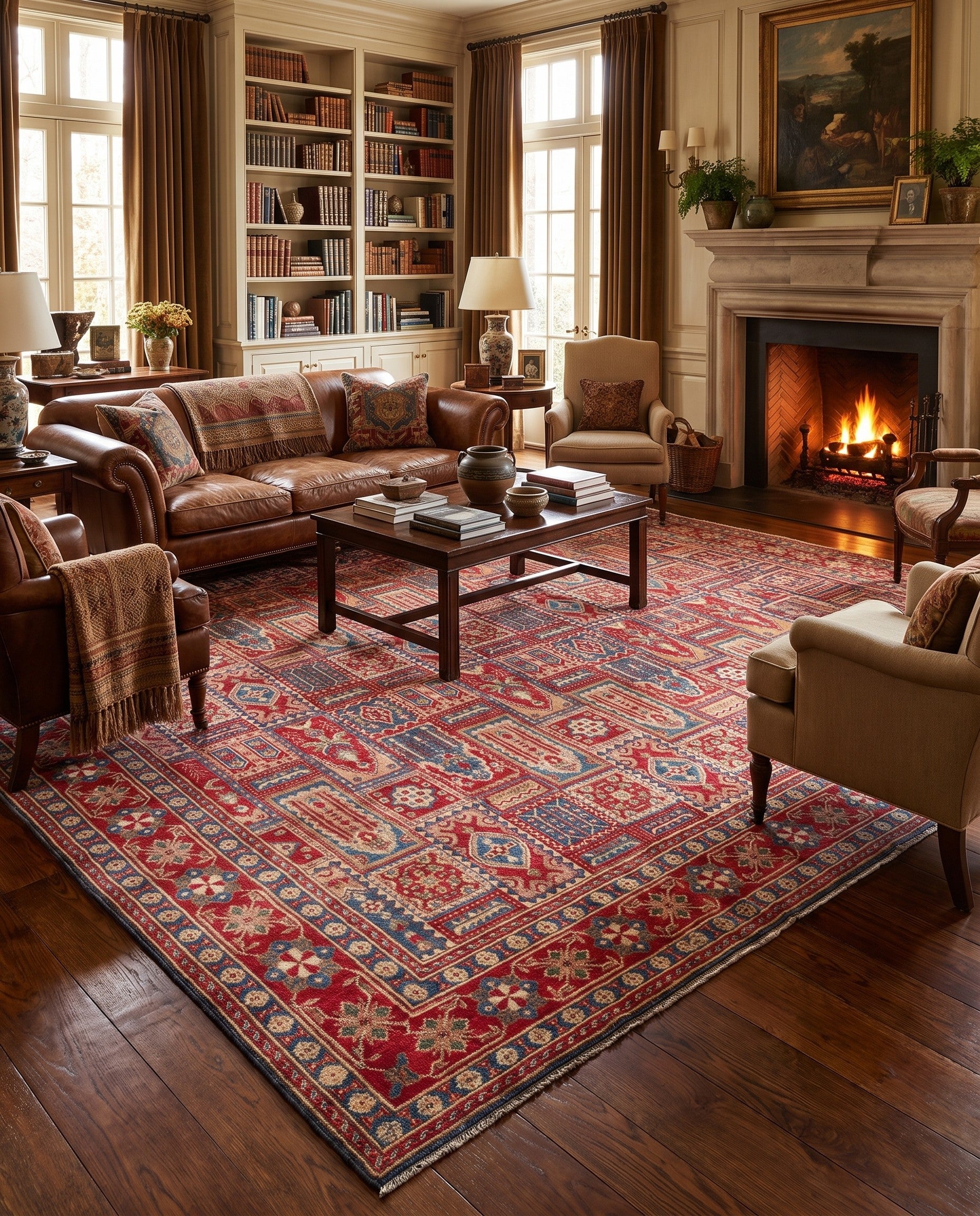 8' 9 x 10' 10 Hand Knotted Kazak Rug