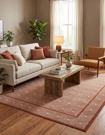 Dusty Pink Aakaar Rug