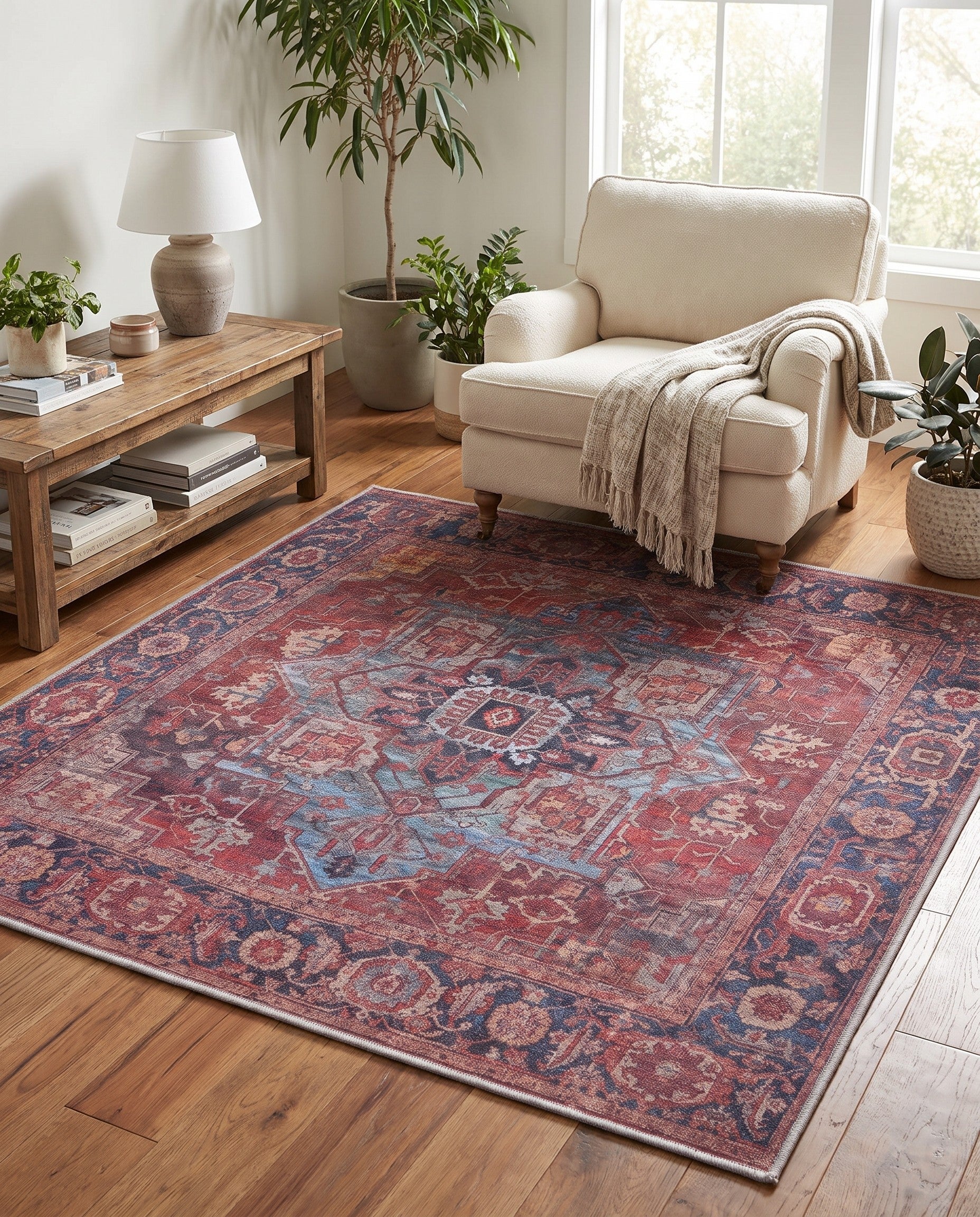 4' x 4' Maahru Square Rug