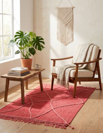 3' 4 x 5' Hand Woven Kilim Modern Wool Rug