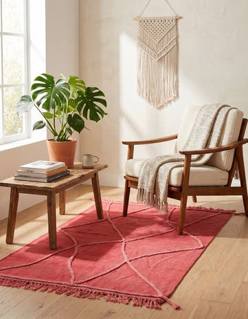 3' 4 x 5' Hand Woven Kilim Modern Wool Rug