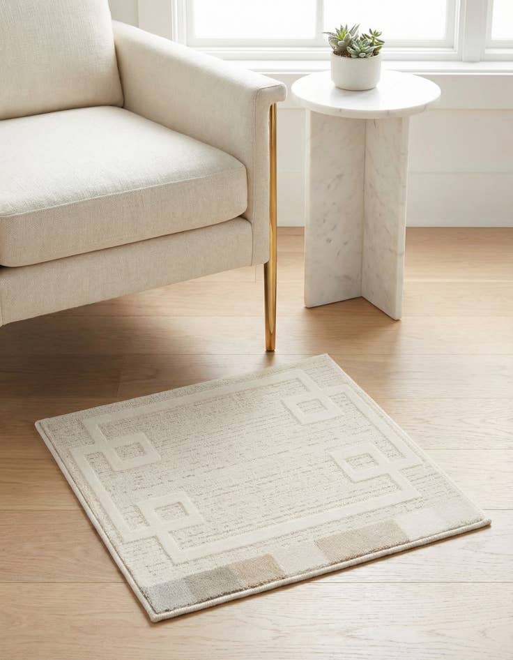 Detail image of Jill Zarin 1' 8 x 1' 8 Uptown Lenox Hill Sample Rug